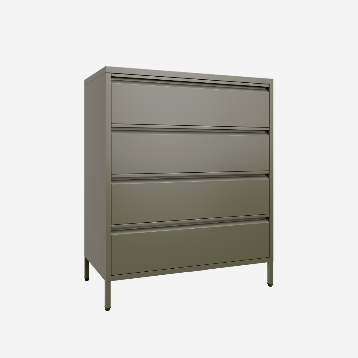 Popstrukt Bon Bon Chest of Drawers - Moss Grey