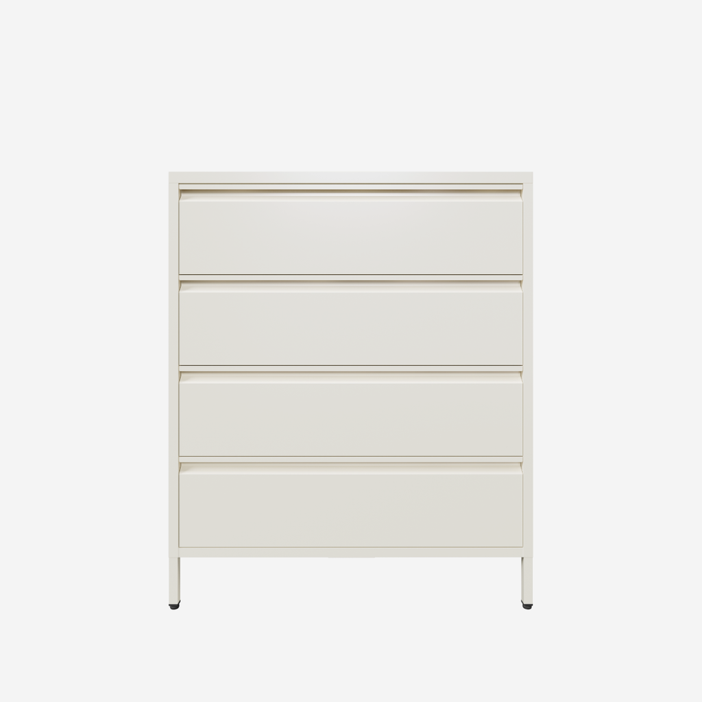 Popstrukt Bon Bon Chest of Drawers - Soft White