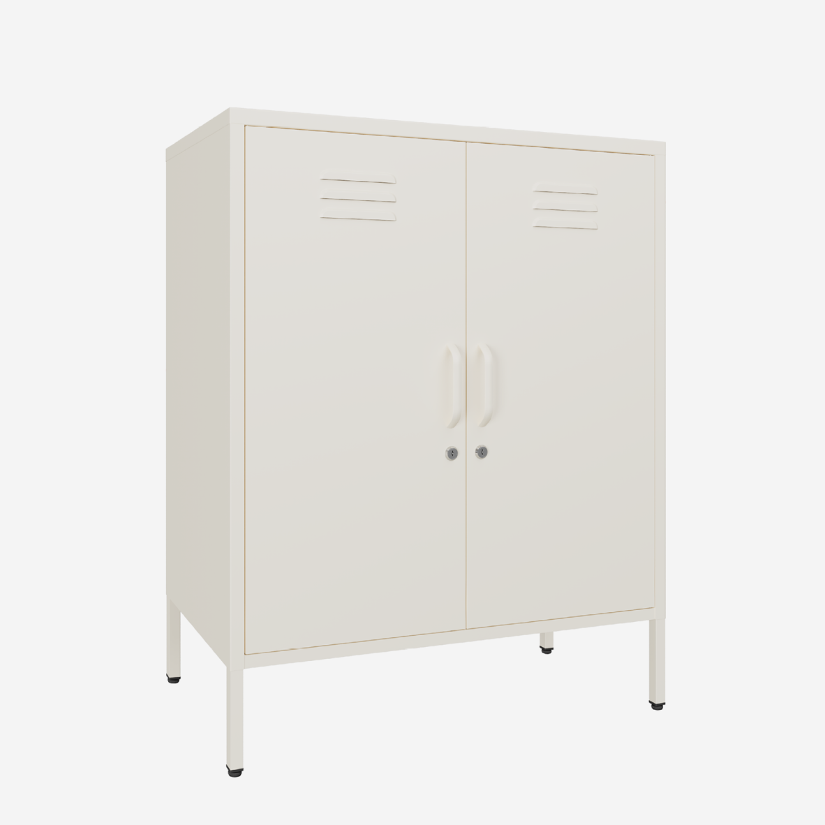 Popstrukt Sugar Cube Cabinet - Soft White