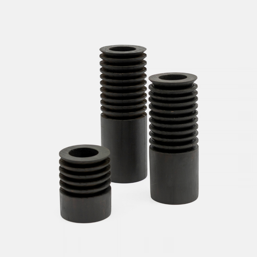 Ripple Candle Holder - Black