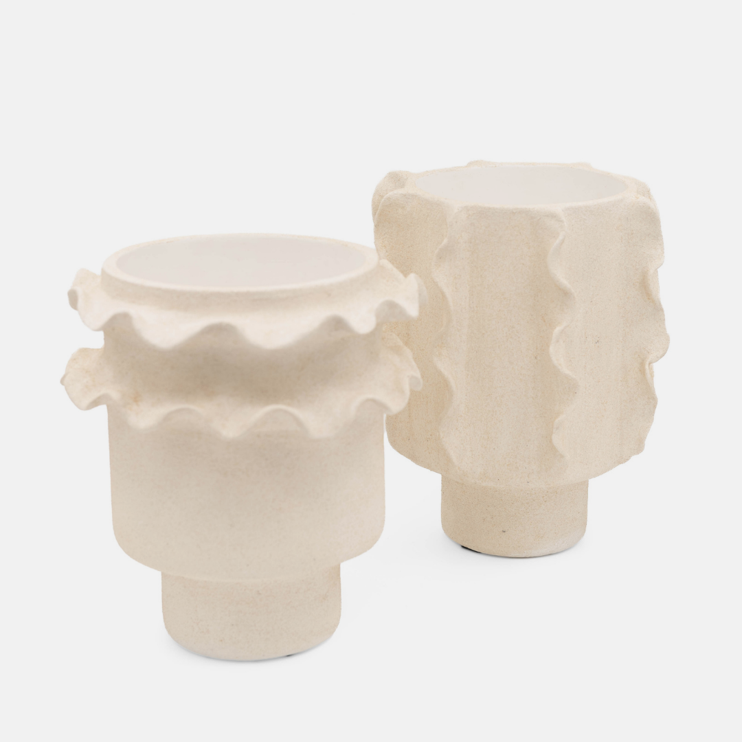 Ruffled Planter - Horizon