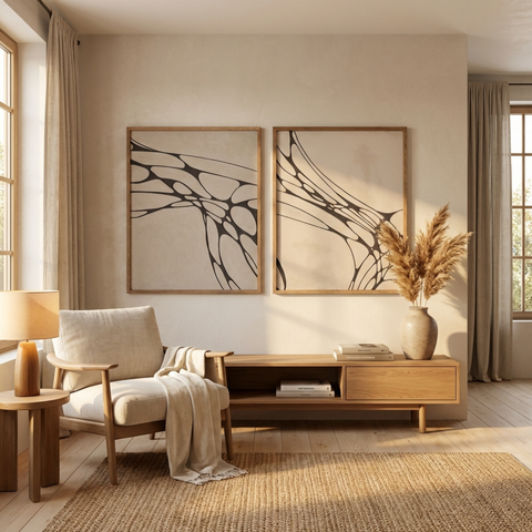 Butterfly Effect Textured Wall Art - Set of Two