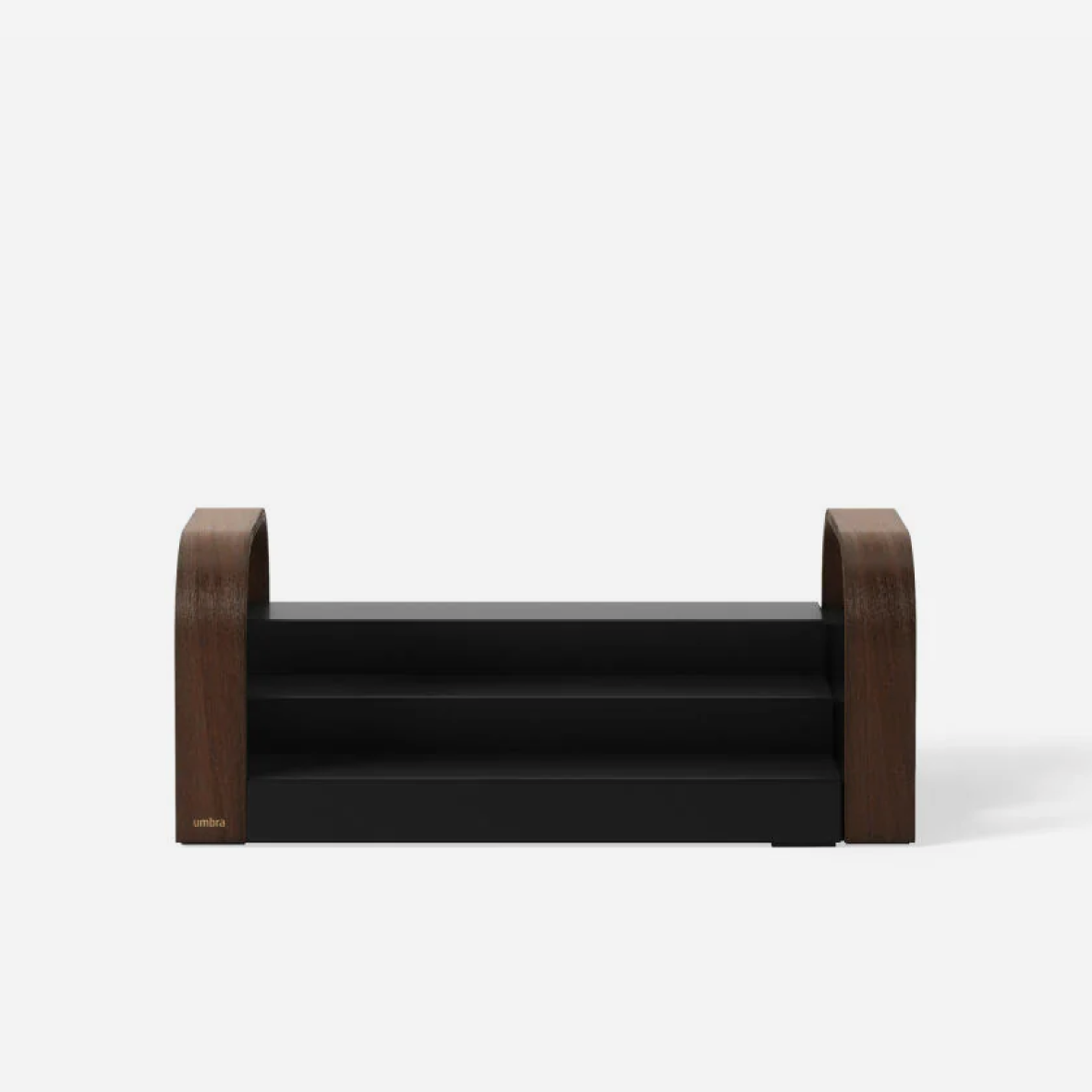 Bellwood Spice Shelf 3 Tier - Black and Walnut