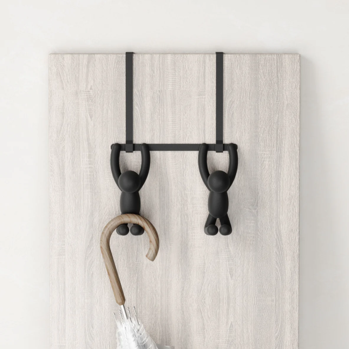Buddy 2 Over The Door Hook - Black