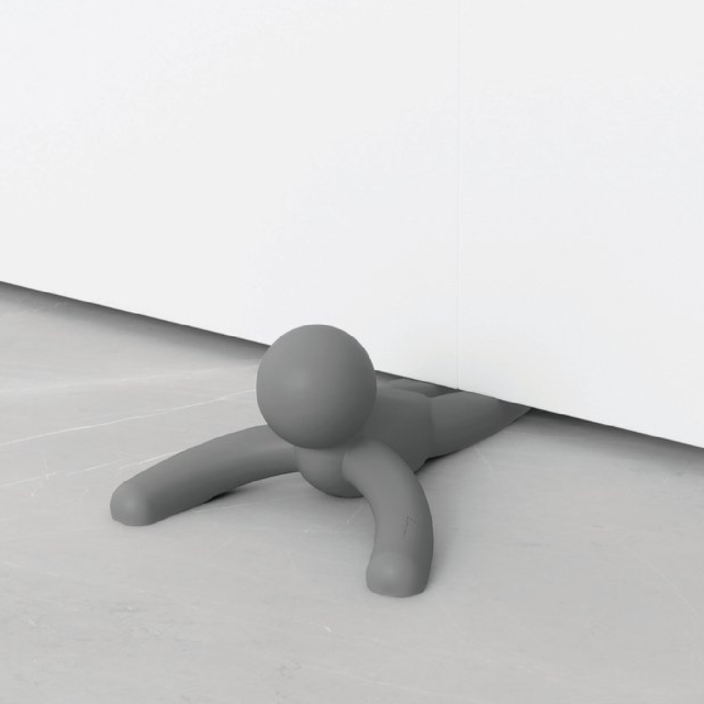 Buddy Doorstop Set of 2- Charcoal