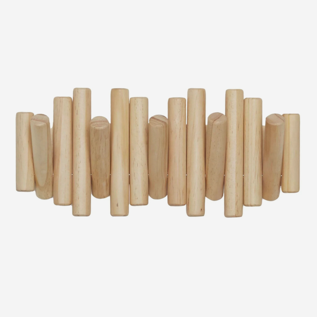 Picket Rail Wall Hook - Natural