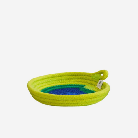 Trinket Tray - Royal Blue & Pistachio