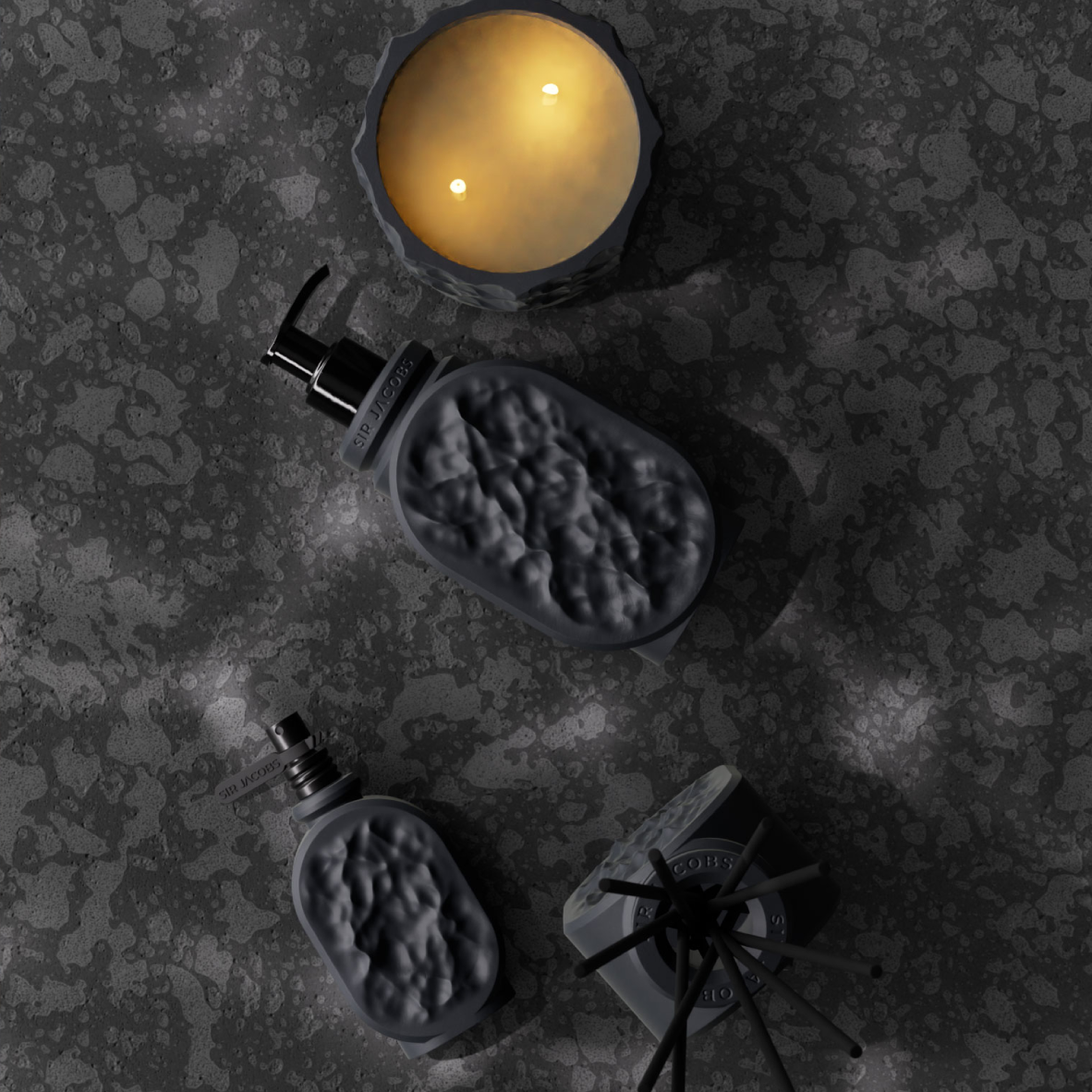 Dark Current Candle - Orange, Lemon & Other Fruits