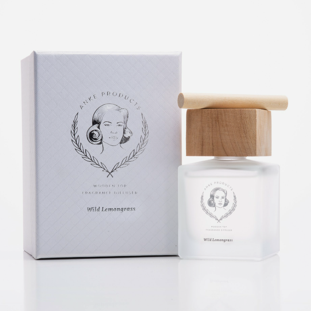 Wooden Top Diffuser - Wild Lemongrass