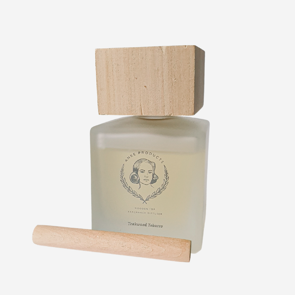 Wooden Top Diffuser - Teakwood Tobacco