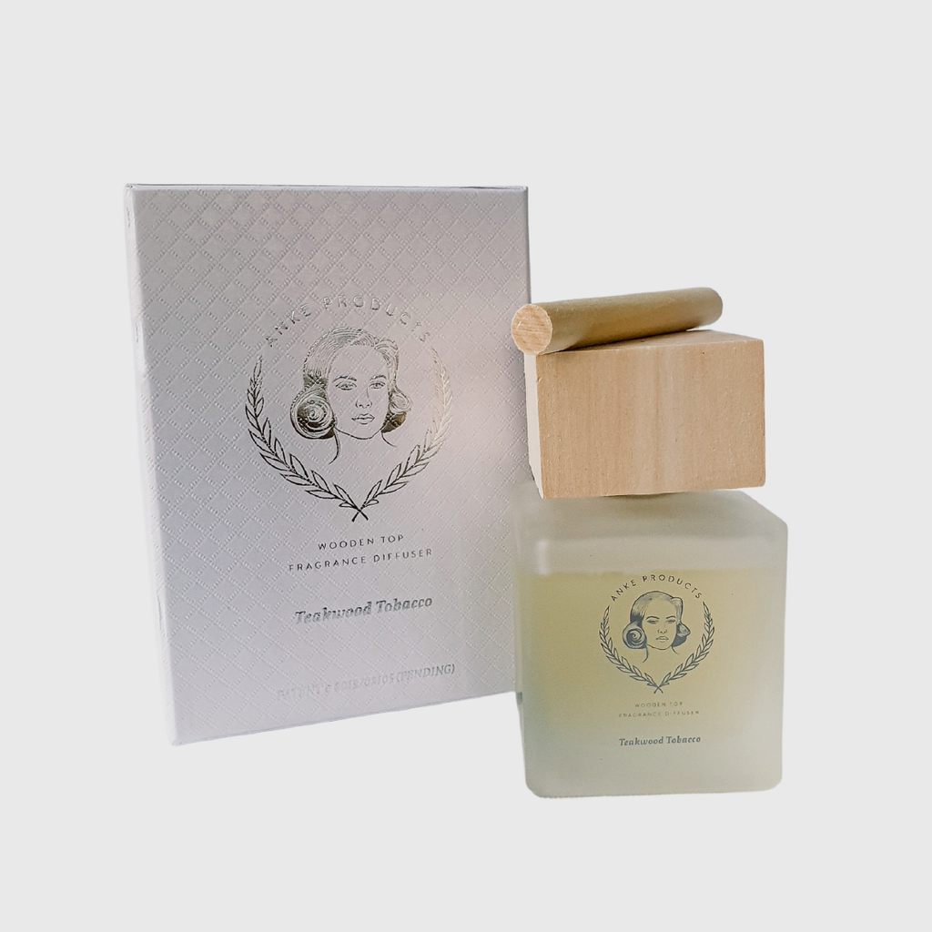 Wooden Top Diffuser - Teakwood Tobacco