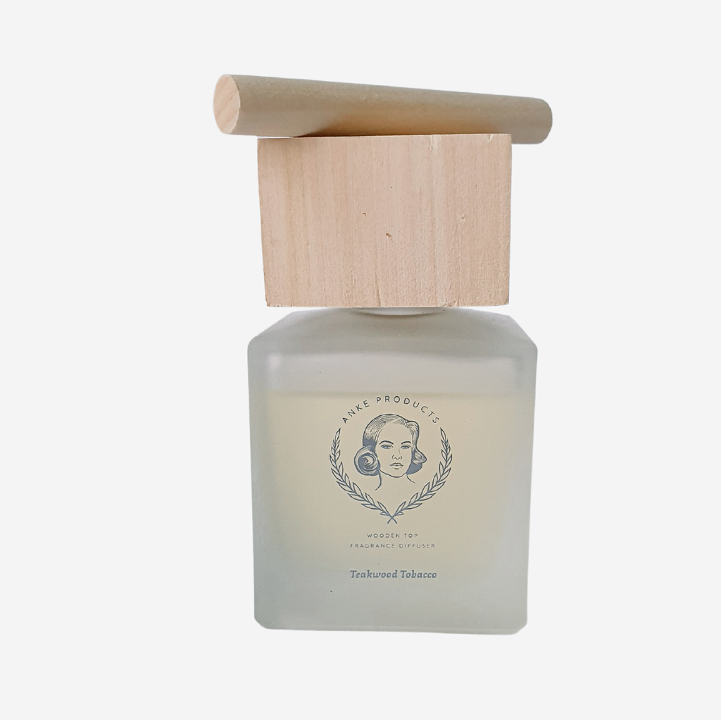 Wooden Top Diffuser - Teakwood Tobacco