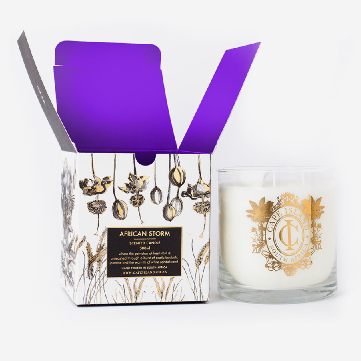 Large Candle - African Storm