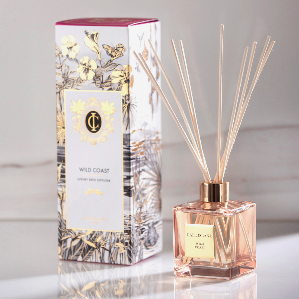 Illustrated Fragrance Diffuser - Wild Coast