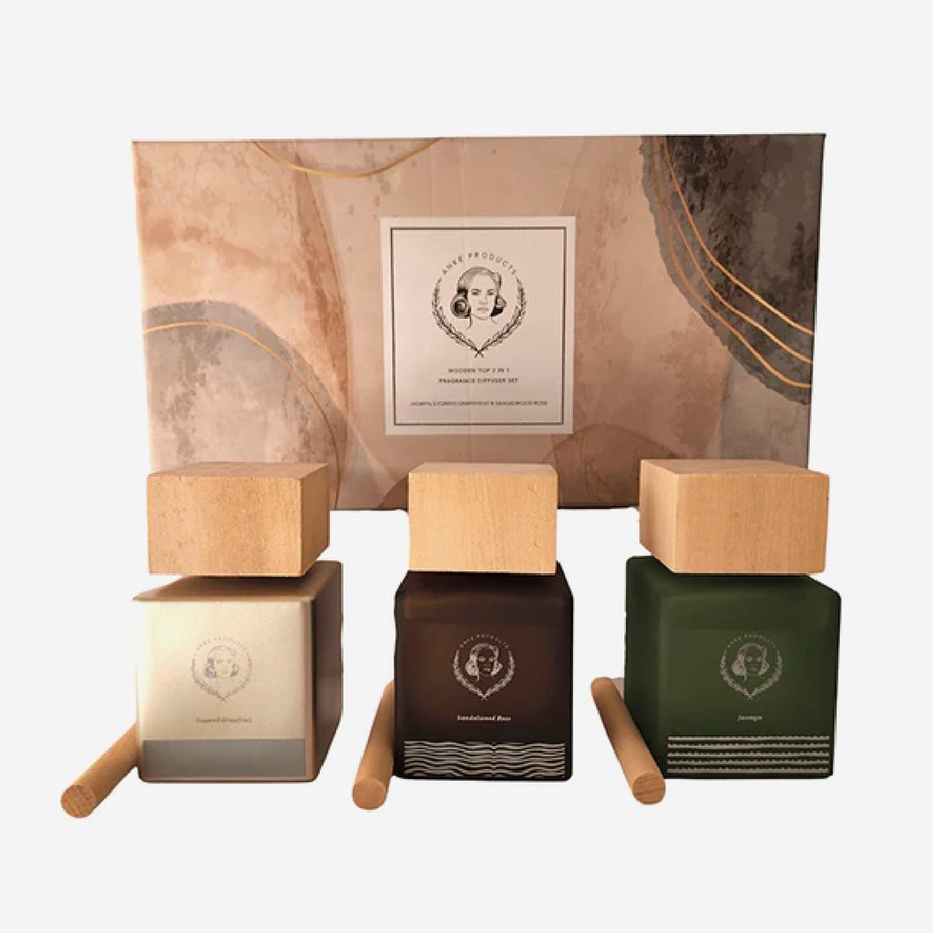 Wooden Top Diffuser - Gift Set Calming