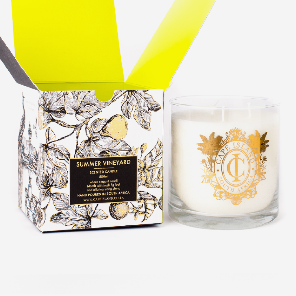 Large Candle - Summer Vineyard